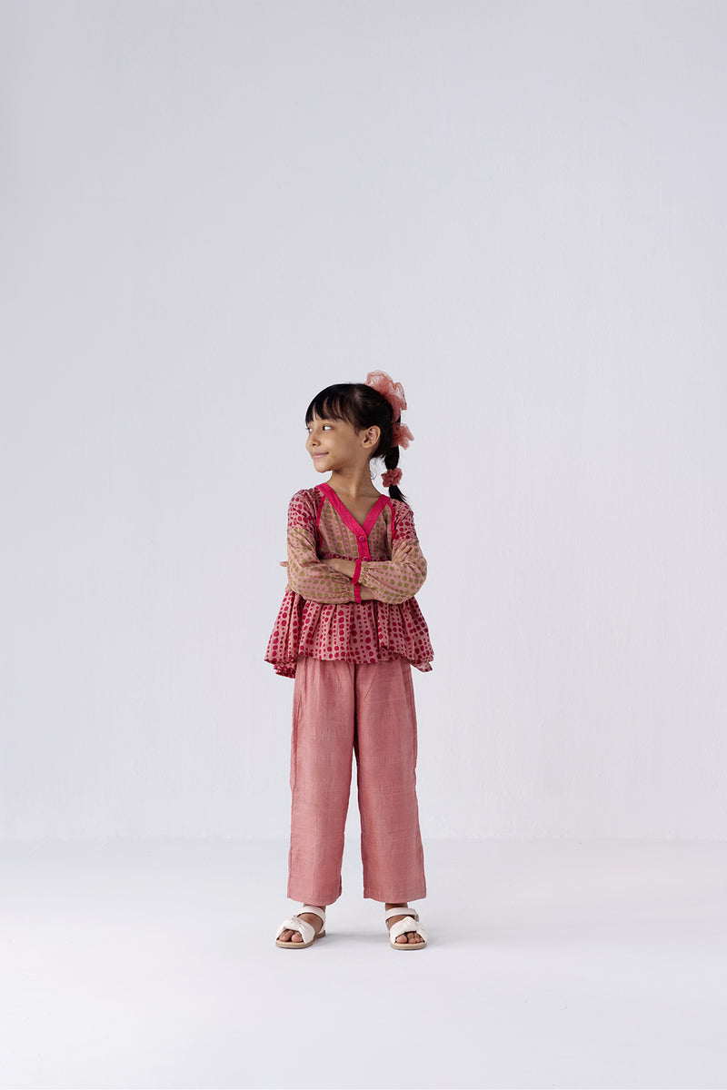 Mommy & Me- Scarlet Dots Peasant Co-ord (Set of 2)