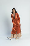 Sungold Mashru Tailored Handwoven Cotton Silk Jacket