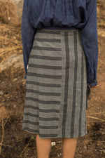 Infinite Knotted Handwoven Cotton Skirt