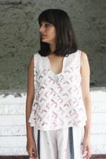 Double Layer Handwoven Cotton Top