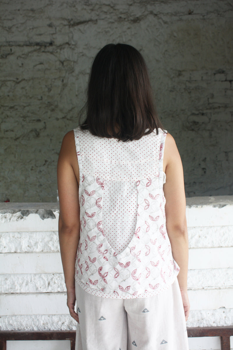 Double Layer Handwoven Cotton Top